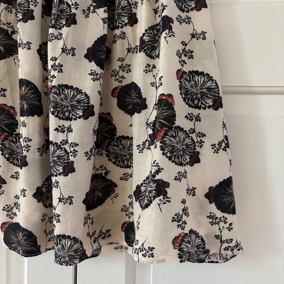 Ulla Johnson Erin Top Gardenia Floral Flutter Sleeve Size 4 Viscose Cotton Blend - Picture 11 of 16